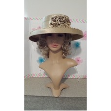 Lynda&apos;s Mujer Gold Hat  Kentucky Derby Hat  Wedding  Church Formal Hat  # H/L262  eb-93477681